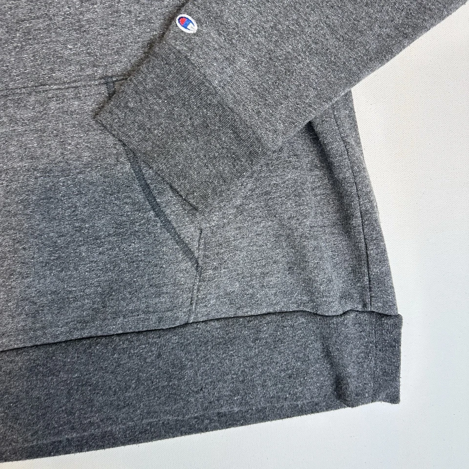 Vintage Champion UCONN Huskies Hoodie Sweater Sweatshirt Pullover Gray Women 2XL - Image 4 of 4