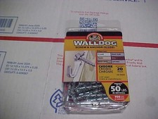20 Pack Wall Dog Screws Chrome 1-14 With Free Shipping