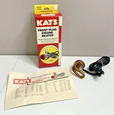 NOS Kat's Frost Plug Engine Heater K7L Diameter 1.625" 600 Watts 120 Volts