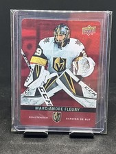 2019-20 Upper Deck Tim Hortons #DC-31 Marc-Andre Fleury Red Die Cut