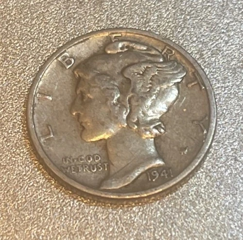 1941 D Mercury Dime Album Filler **FREE SHIPPING