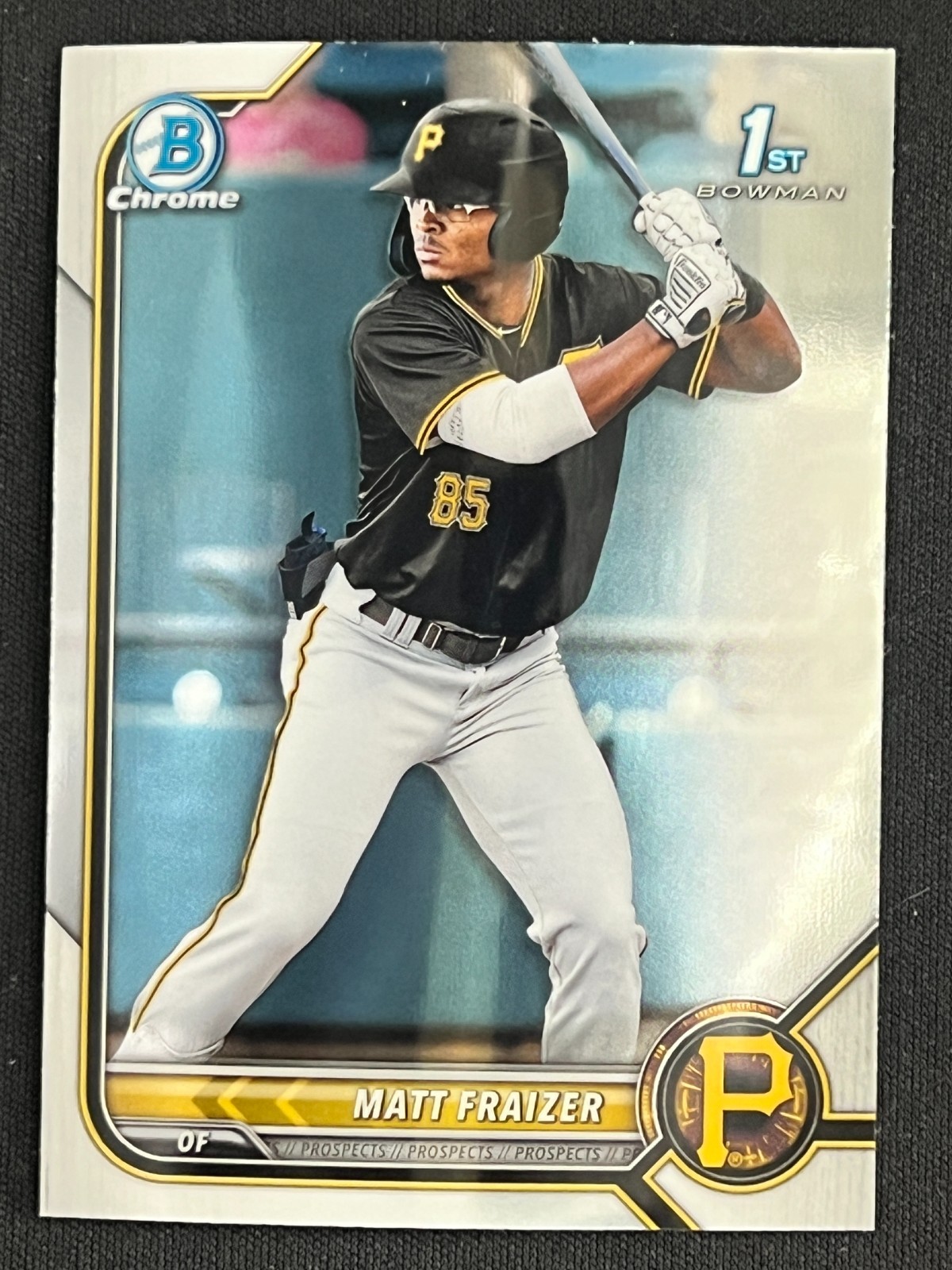 Matt Frazier 2022 Bowman Chrome Prospects BCP-91 Pittsburgh Pirates
