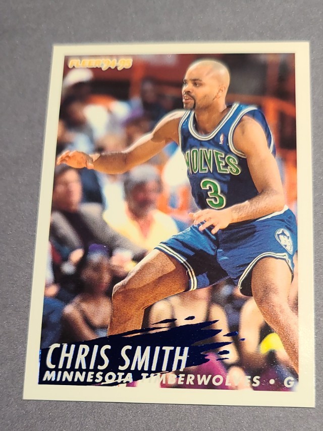 1994 Fleer 95 Fleer Chris Smith Minnesota Timberwolves #136