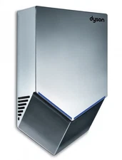 Dyson Airblade V AB12 Hand Dryer  Silver Nickel Bathroom Wall Mount HU02 120v