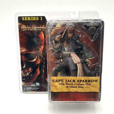 NECA Toys Captain Jack Sparrow Pirates Of The Caribbean World's End Series 1 New
