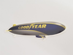 Goodyear Blimp Sticker Decal Military Advertising