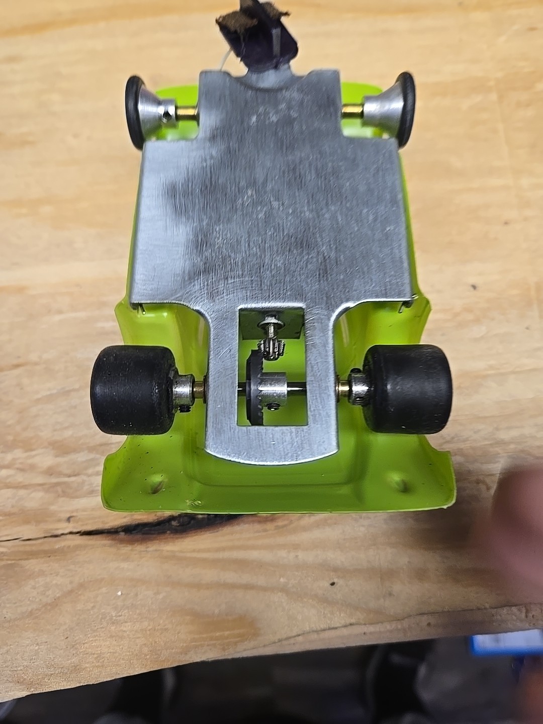 1/32 Green 33 Ford Coupe Womp Slot Car 14k Rpm Homeset Motor Silicone Rears