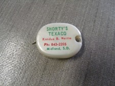 RUBAN À MESURER DE POCHE SHORTY'S TEXACO DE COLLECTION