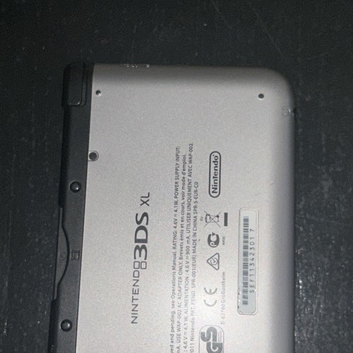 NINTENDO 3DS XL GRISE SILVER BLACK TRES BON ETAT / EN BOÎTE / COMPLET - Imagen 19 de 21