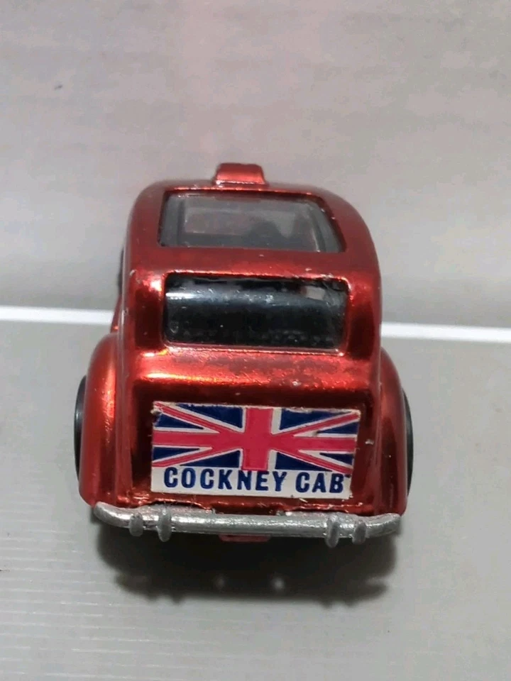 Vintage 1970 Mattel Hot Wheels Redline Cockney Cab Toy Car - Image 4 of 4