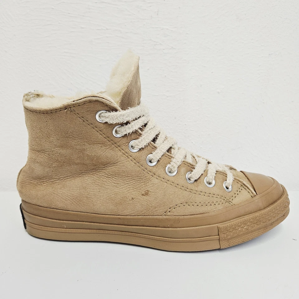 Converse Chuck Taylor All Star 70 Hi Shearling Iced Coffee Women's Size UK 6.5 - Image 2 of 4