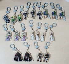 Set of 20 Nintendo The Legend Of Zelda Backpack Buddies Bag Tags Zipper Pulls