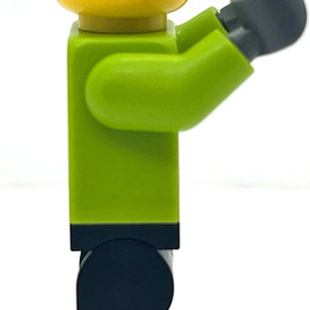 Monster Truck Driver lime racing suit Lego City Minifigure 60055