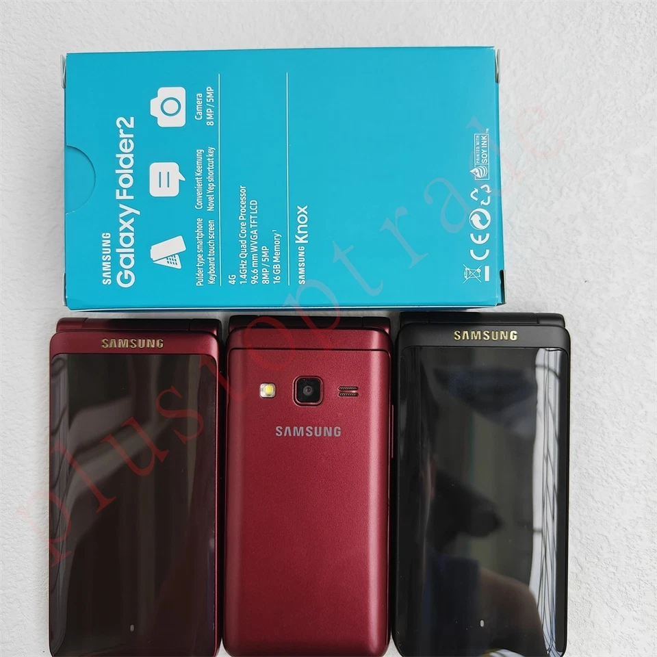 Original Samsung Galaxy Folder2 SM-G160N WIFI Unlocked 4G Flip Phone+Retail BOX - Image 3 of 4