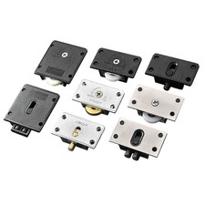 Garde-Robe Pulley Dessus Et Bas Rail Roue Porte Coulissante for Placards Tiroirs