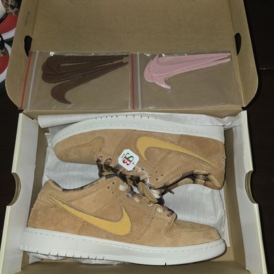 Note Manchester x Nike SB Dunk Low 'Brew & Biscuits' IO9508-200 Size 9.5