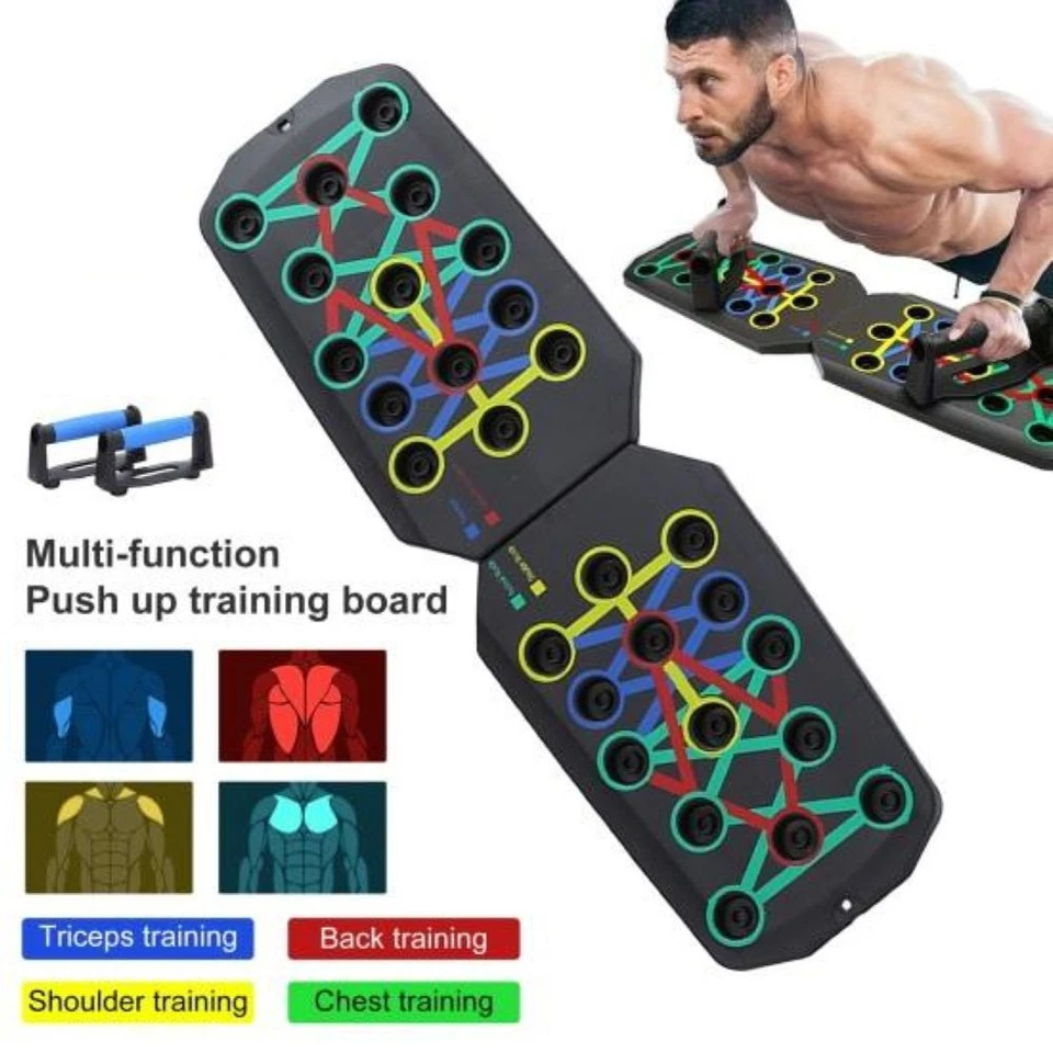 Sistema de tabla push up 28 en 1 Fitness Entrenamiento Entrenamiento Hogar Gimnasio Ejercicio Soportes Foto 3 de 4