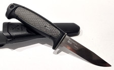 MORA SWEDEN MORAKNIV BLACK/GRAY RISBERG C GERMAN CARBON STEEL UTILITY KNIFE