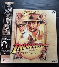INDIANA JONES LAST CRUSADE LASERDISC JAPANESE FREE SHIP
