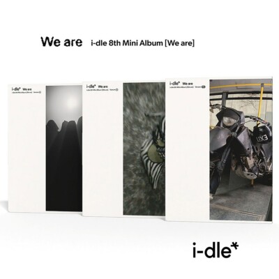 G)I-DLE WE ARE 8th Mini Album CD+Photo Book+7 Lyrics+2 Card+