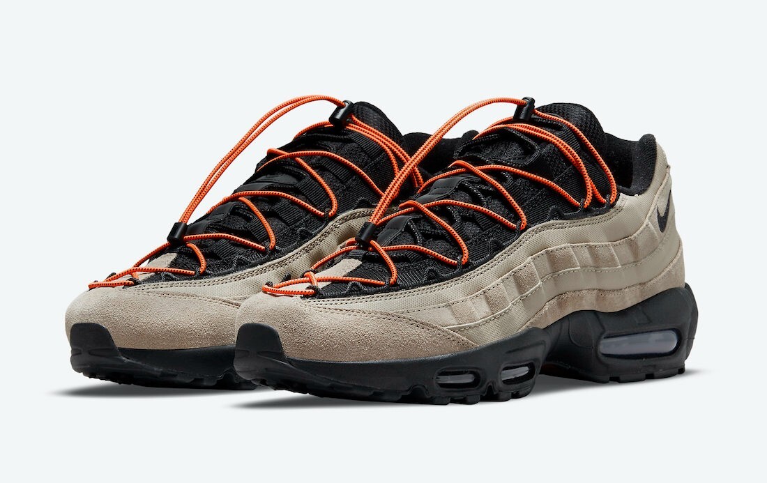 Nike Air Max 95 Khaki Total Orange New Sneakers Size 7 US Nike Air Max 95 Khaki Total Orange New Sneakers Size 7 US