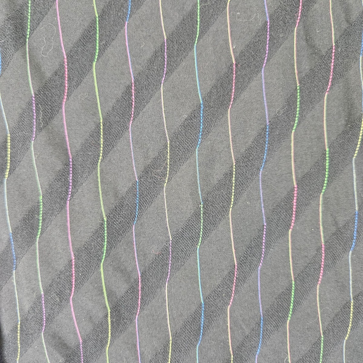 Jhane Barnes Shirt Mens Size Large Long Sleeve Textured Black w