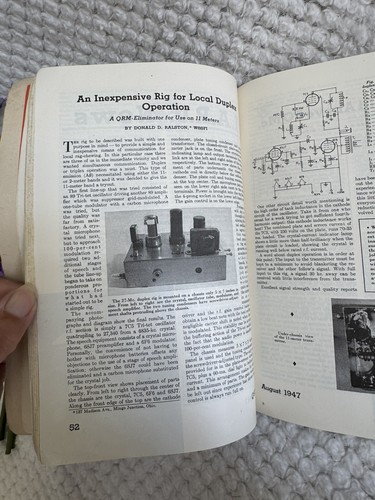 QST Magazine sierpień 1947 vol. XXXI No.8 Vintage Ham Radio, HRO-7, Reklamy RCA, ARRL - Zdjęcie 6 z 11