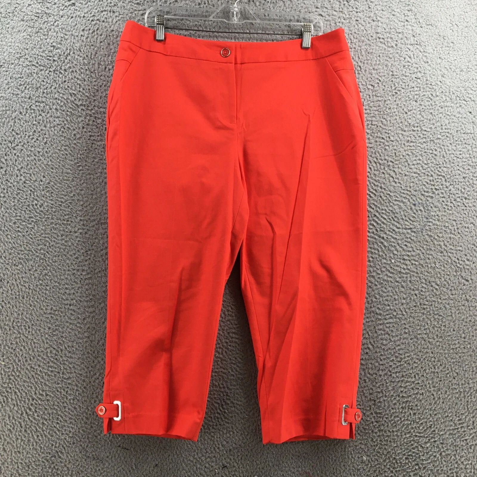 Rafaella Curvy Capri Pants Womens 14 (actual 36x21) Coral Cotton Blend Zip NEW
Opens in a new window