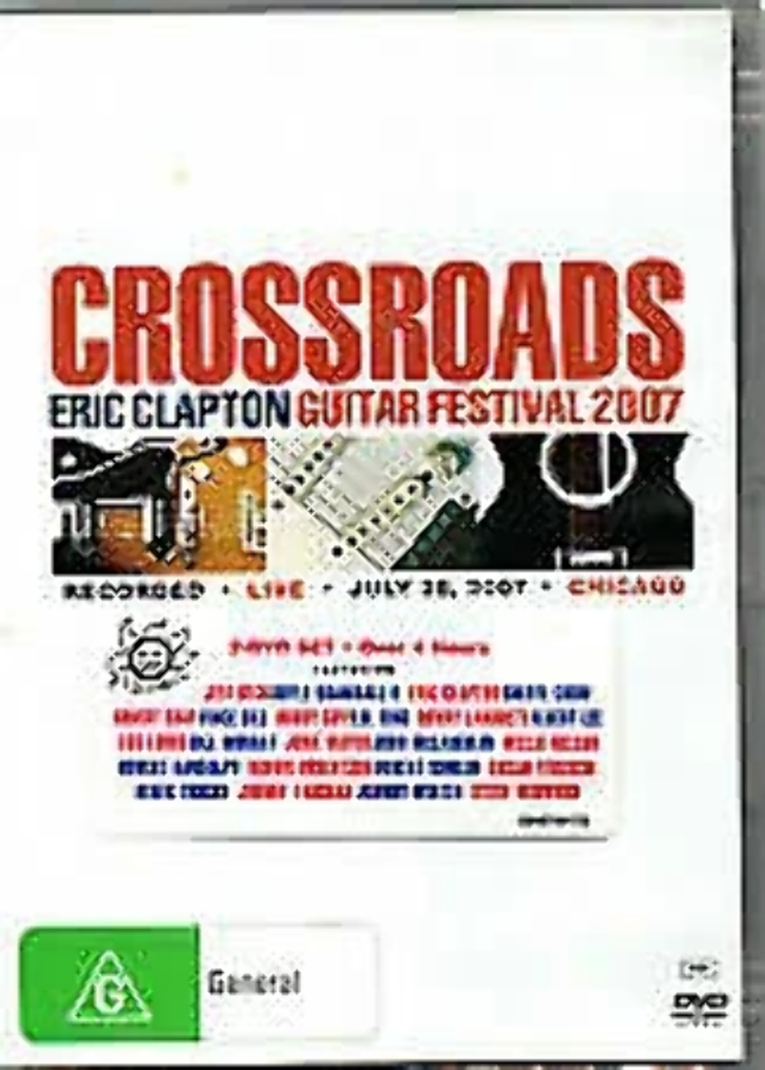 DVD Crossroads Eric Clapton Guitar Festival 2007 2 discs over 4
