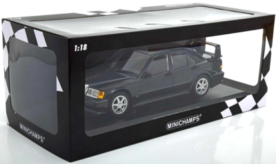1/18 Mercedes Benz 190E 2.5 16V Evo 2 1990 Blue Black Model