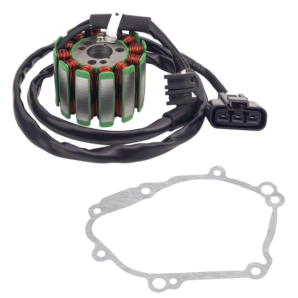 Stator Coil & Gasket For Yamaha YZF R1 2004-2008 FZ1 2006-2015 FZ8 2011-2015 - Image 2 of 4