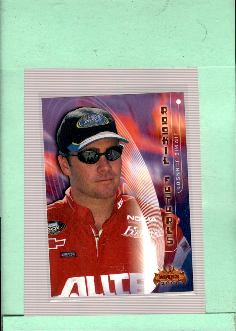 Jimmy Johnson Rookie Card 2000 MAXX Jimmie Johnson Rookie Futures #60 MINT ID:48309 | eBay