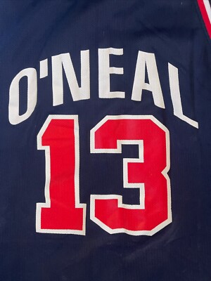 USA O'NEAL 13 ユニフォーム 44 ドリームチーム2 SHAQUILLE O'NEAL Champion USA BASKETBALL Dream Team 2 Jersey