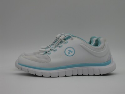 ANODYNE 23 SPORT RUNNER DIABETIC SHOES WOMEN'S M WHITE BLUE  THERAPEUTIC