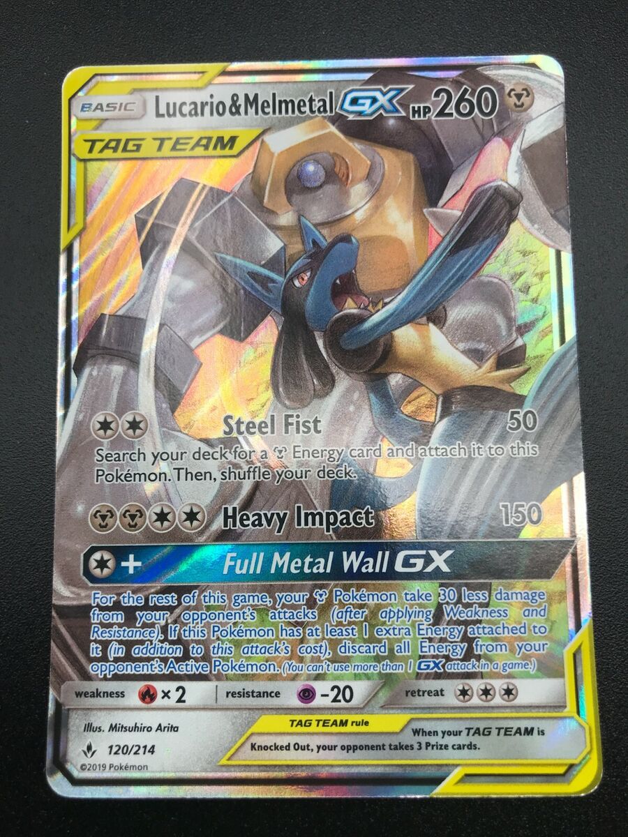 lucario y melmetal. carta pokemon gx 2019. 120/ - Comprar Cartas  Colecionáveis antigas no todocoleccion