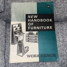 Vintage 1964 Workbench Magazine "New Handbook of Furniture" Mid-Century Modern