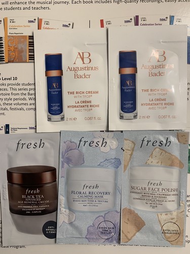 Augustinus Bader The Rich Cream Sample Packets 2ml2 &amp;amp;amp; Fresh Skin Care3 Look Ps