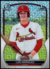2023 Bowman Mega Box Chrome LUIS RODRIGUEZ 1ST MOJO REFRACTOR Prospect #BCP-130