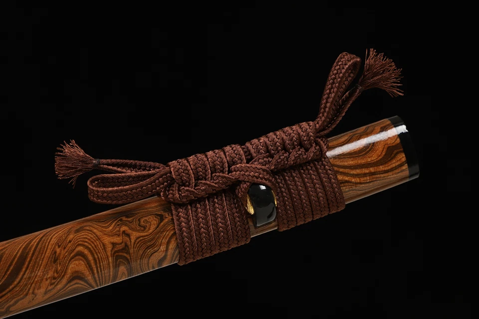 Espada Katana Real Hamon Arcilla Templada T10 Acero Navaja Latón Afilado Tsuba ENVÍO A EE. UU. Foto 2 de 4