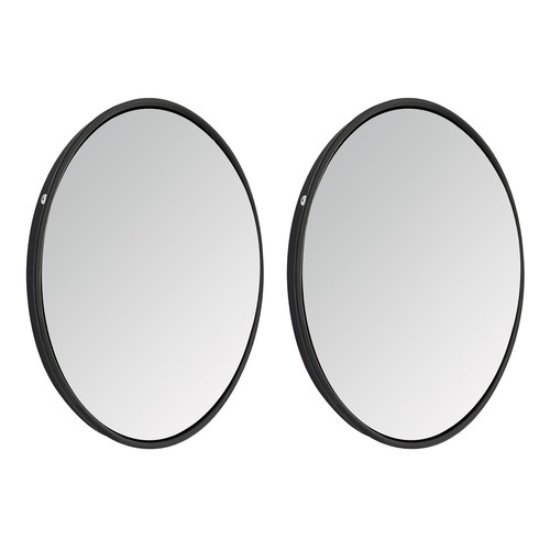 2x Wide View Round Corner Convex Mirror Security Safety Outdoor Driveway Garage - Picture 6 of 16