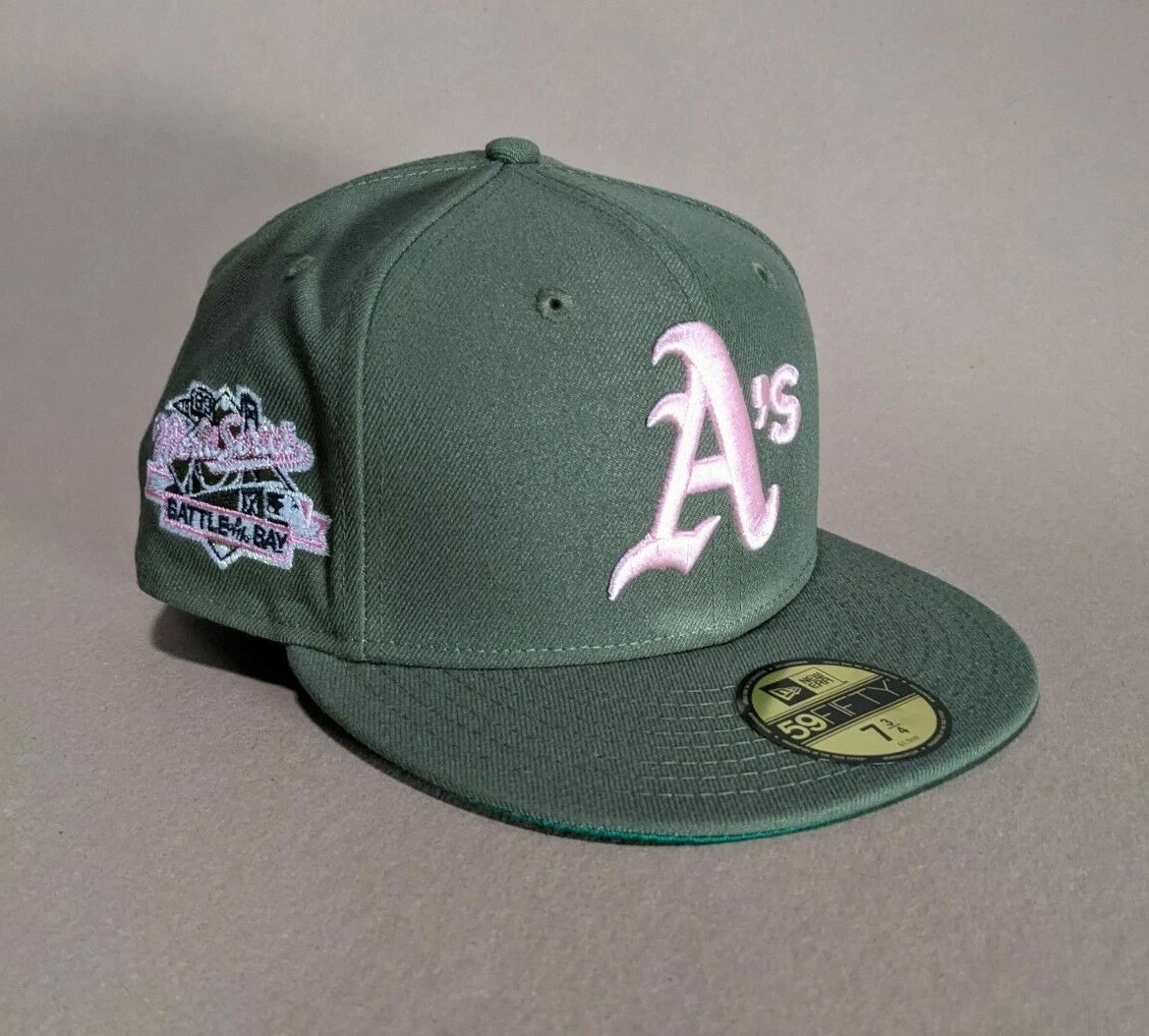 oakland athletics hat pink brim