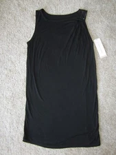 Liz Lange Maternity for Target XS black sleeveless blouse sequined shoulder