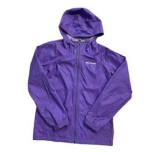 Columbia Purple Windbreaker Kids Size Medium read description 14-9