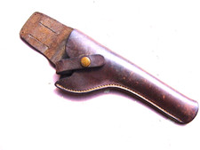 Vintage Leather Holster Brauer Bros Mfg St Louis H5 Revolver "Slim Jim" style