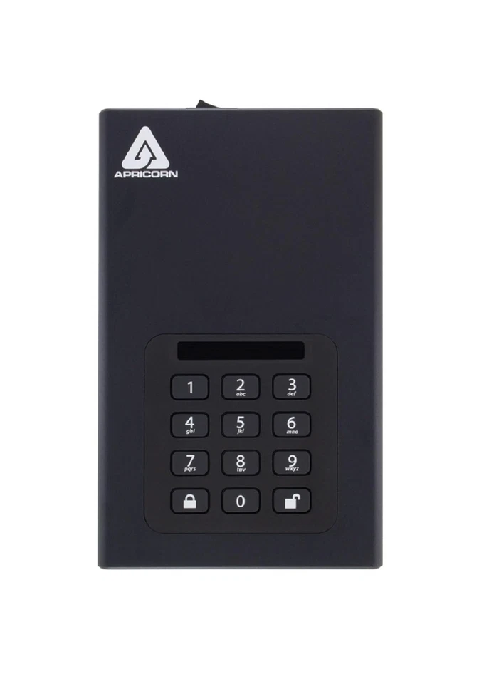 Apricorn 2TB Aegis Padlock DT 256-Bit Encrypted USB 3.0 Hard Drive (ADT-3PL25... - Image 2 of 4
