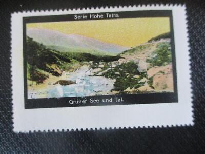 (13498) Reklamemarke - Hohe Tatra - Gründer See und Tal