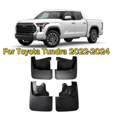 4-Piece Mud Flaps Splash Guards For 2022-2024 Toyota Tundra – Front & Rear Set