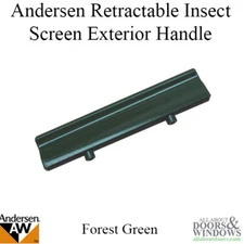 Andersen Sliding Door Outside Screen Pull Handle Forest Green Sliding Door Pull