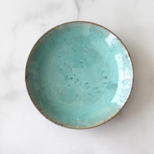 Hagi Article Japonais Pottery Curry Pasta Plaque Japon Stella Vert Glaze