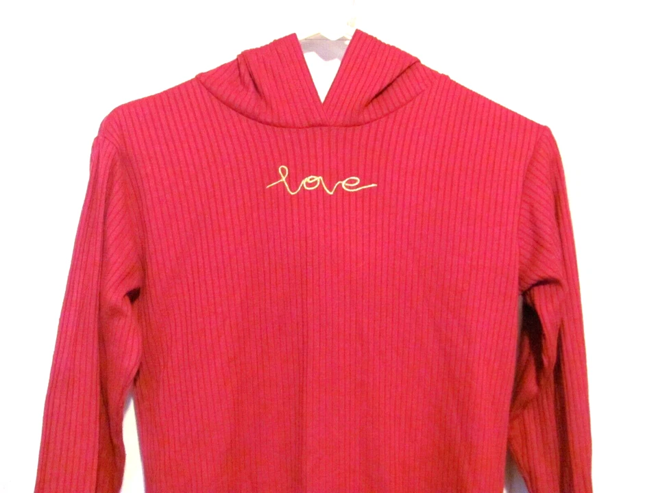 365KIDS by GARANIMALS Girl's Size 10 2-Pc. Pajama Set, Red, Hooded Top - Image 2 of 4